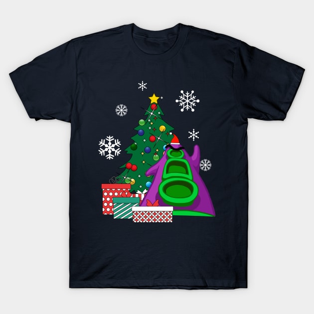 Day Of The Tentacle Around The Christmas Tree T-Shirt by Nova5